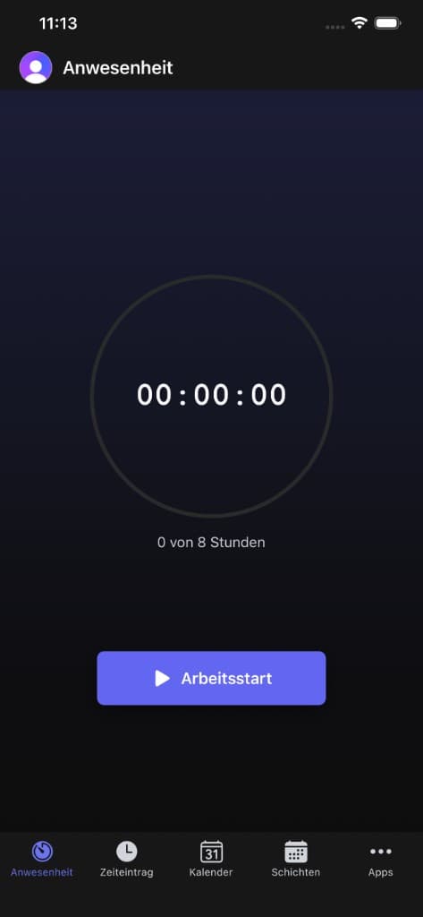 FourTimes App – Anwesenheit und Stempeluhr